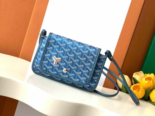 Plumet Poche Porte-Monnaie En Édition Limitée Nacré Bleu