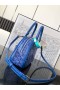 Vintage Sac Bowling Bleu Ciel