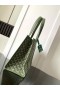 Villette Jacquard Tote Bag PM Vert