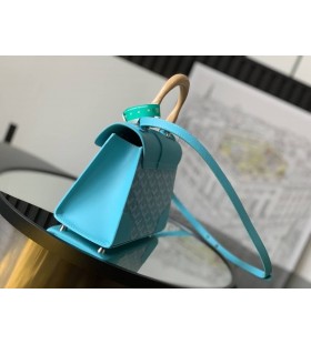 Saïgon Structuré Mini Sac Bleu