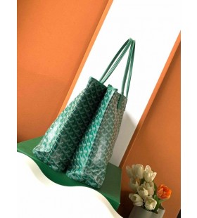 Goyardine Isabelle Sac Fourre-Tout Vert