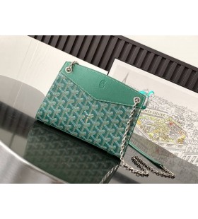 Rouette Structuré Mini Sac Vert