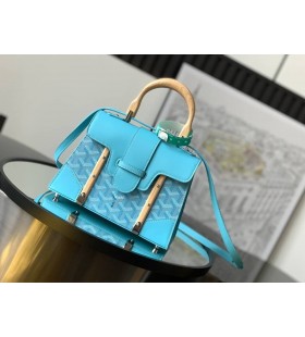 Saïgon Structuré Mini Sac Bleu