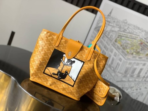 Anjou Mini Bag French Bulldog Yellow