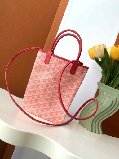 Poitiers Tasche Wassermelone Rot & Sakura Pink
