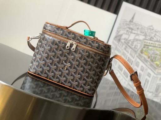 Muse Vanity Case Black & Tan
