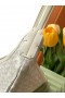 Bohème Hobo-Tasche Großes Herz Weiß