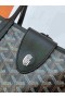 Anjou-Mini-Tasche, Großes Herz Schwarz