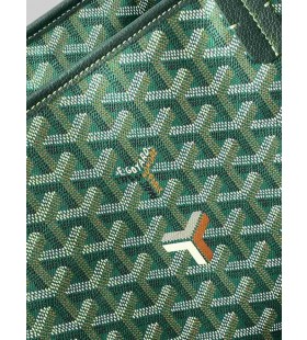 Artois MM Goyardine Tasche Perlglanz Grün