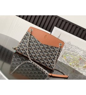 Rouette Structuré Mini Bag Black & Tan