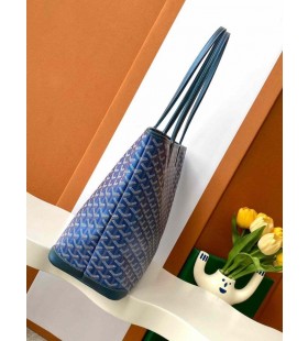 Artois MM Goyardine Tasche Perlglanz Blau